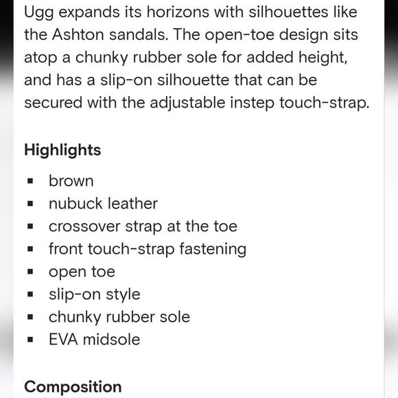 Ugg Ashton Chunky Sandal - Picture 6 of 9